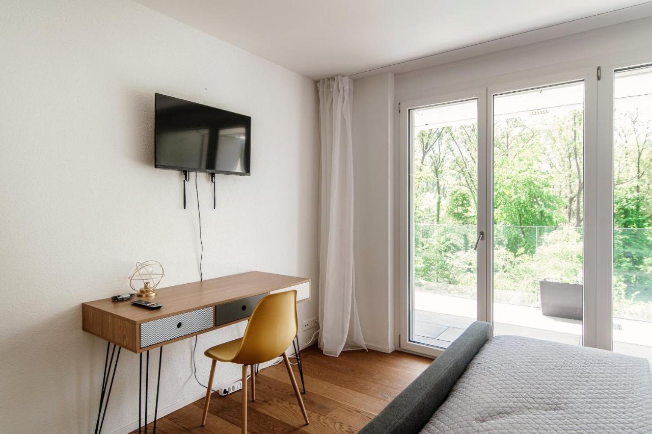 Linda Terrace By Quokka 360 - Modern One-Bedroom Flat With Sun Terrace Locarno Exterior foto