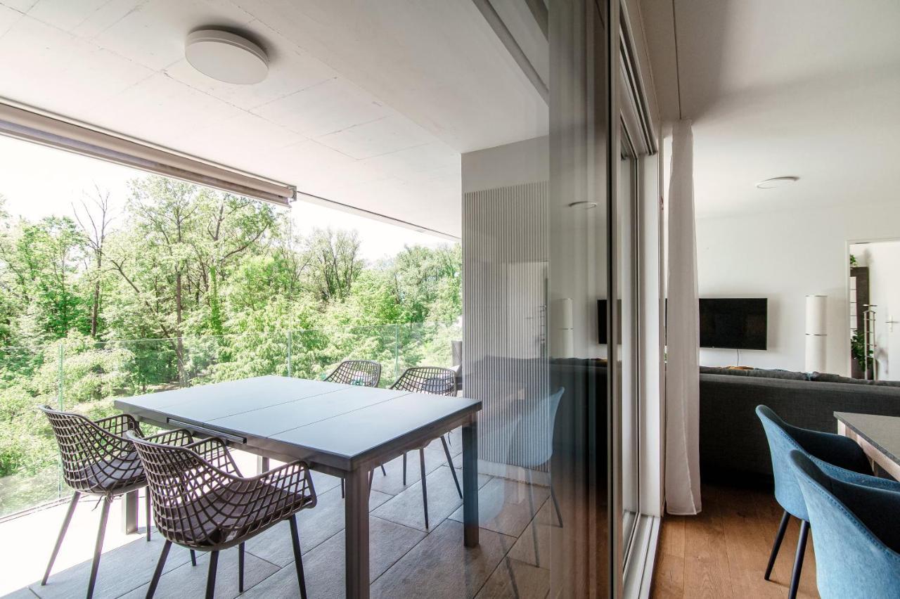 Linda Terrace By Quokka 360 - Modern One-Bedroom Flat With Sun Terrace Locarno Exterior foto